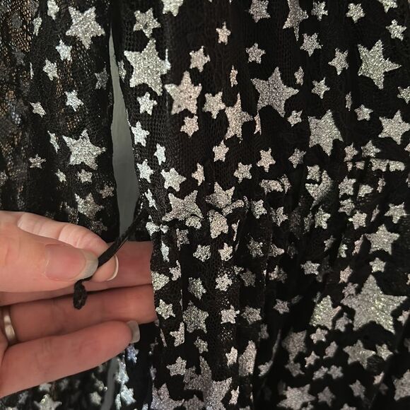 🎀 Authentic REBECCA VALLANCE NWOT Valarie glittered tulle midi 2 - Picture 8 of 15